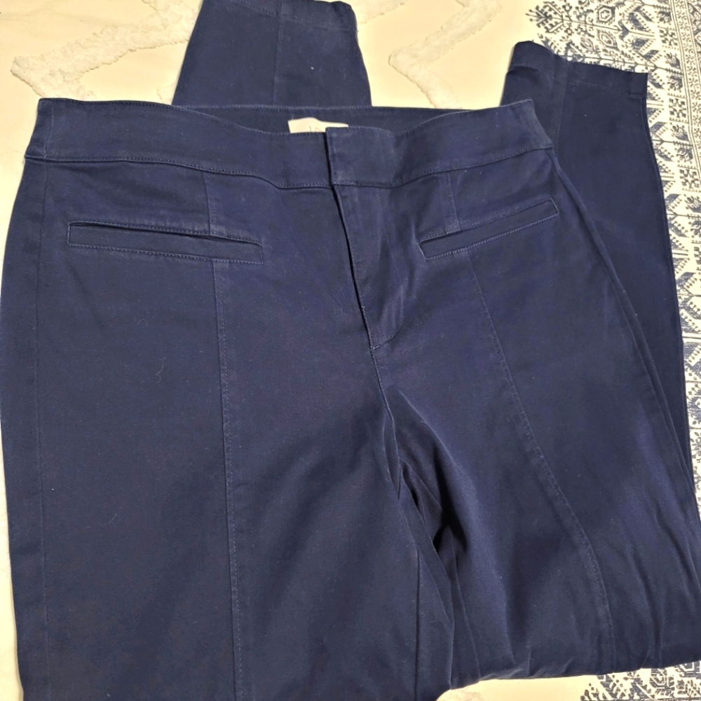 Navy skinny pants